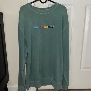 David's Vlog Vlog Squad Embroidered Sweatshirt